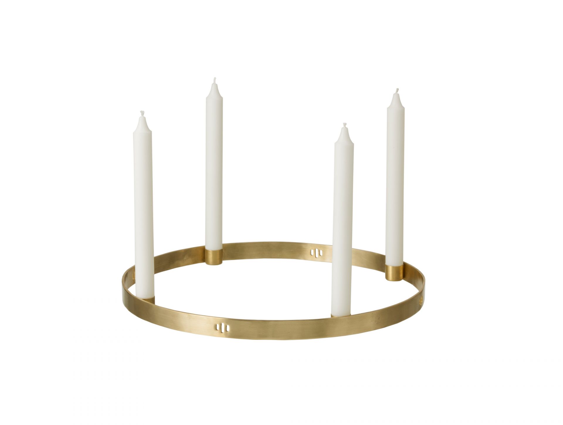 Candle Holder Circle large brass Ferm Living